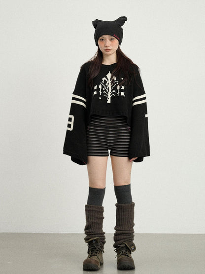 Achihara Snowpine Sword Knit Sweater