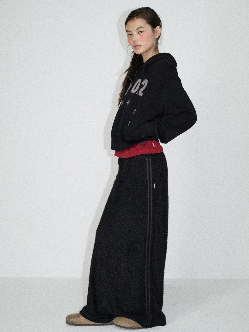 Achihara Soft Cotton Blend Full Zip Loose Fit Hooded Long Sleeve Women Outerwear Hoodies