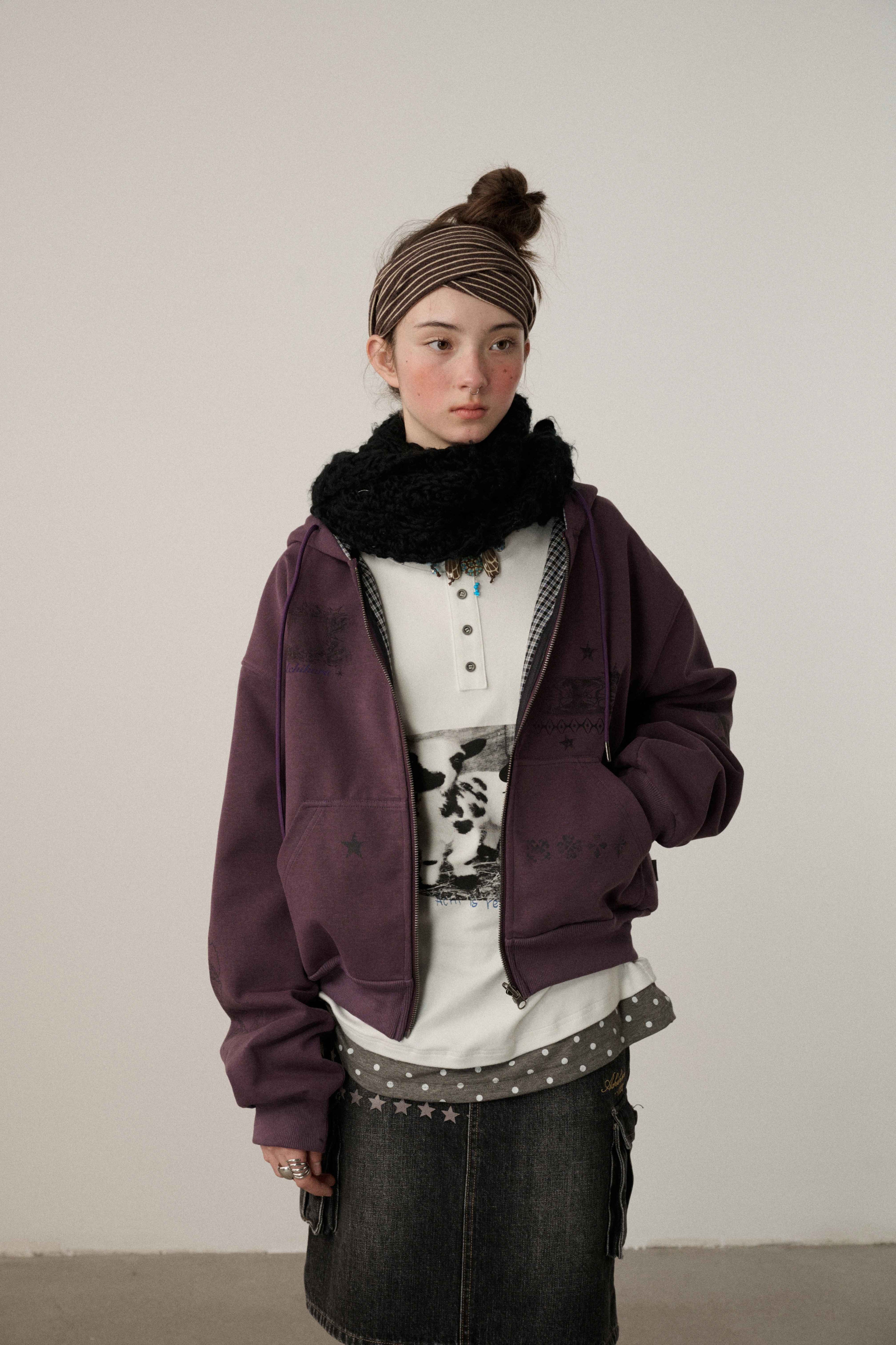 Achihara_Soft_Cotton_Blend_Zip_Up_Loose_Fit_Hooded_Commuter_Women_Solid_Color_Hoodies_MISSTT