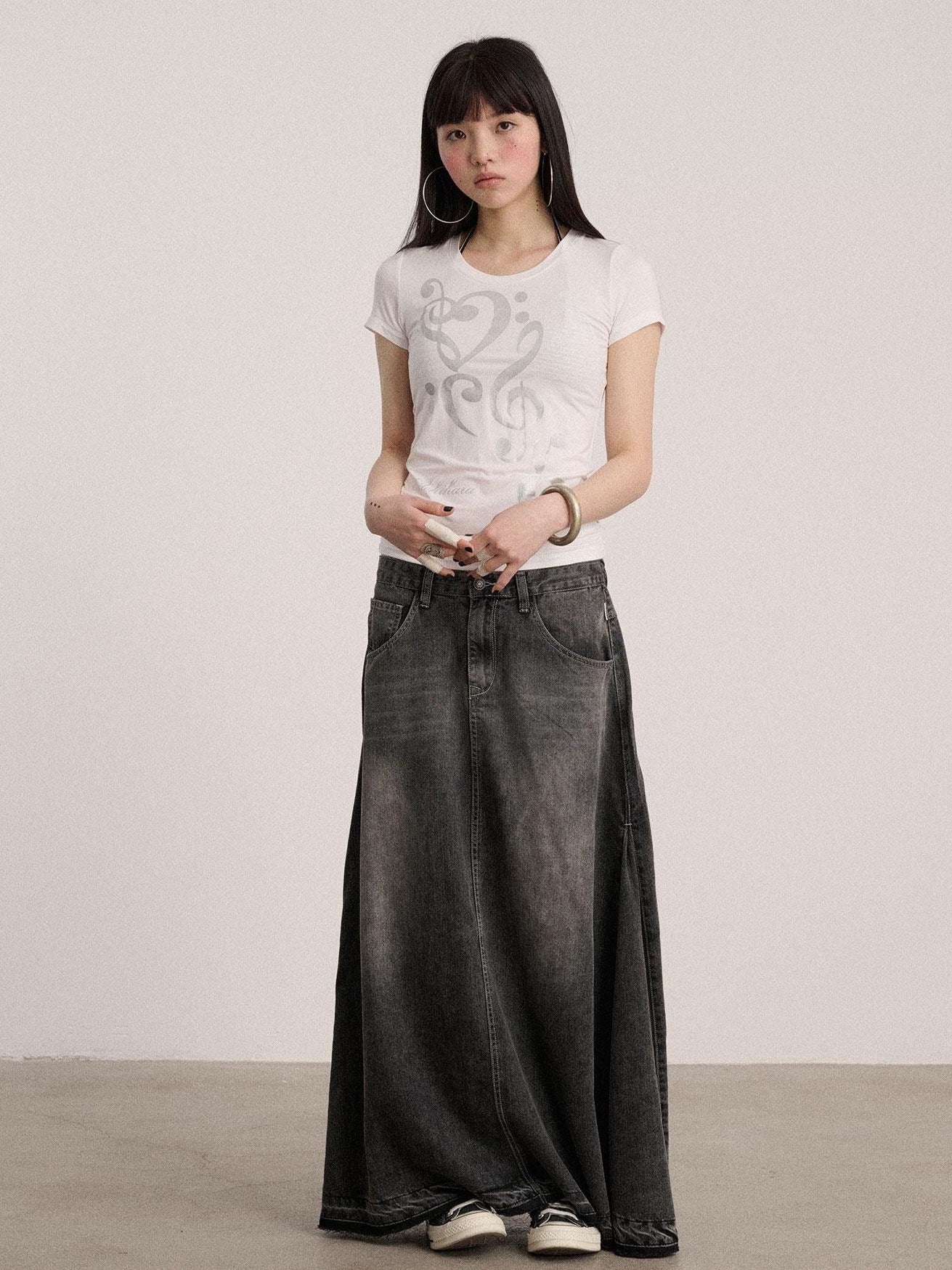 Achihara Soft Modal Slim Fit Crew Neck Office Women Black White Short Sleeve T-Shirts