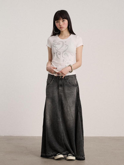 Achihara Soft Modal Slim Fit Crew Neck Office Women Black White Short Sleeve T-Shirts
