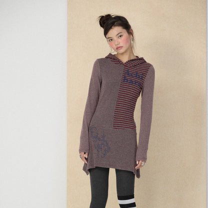 Achihara_Soft_Stretch_Colorblock_Striped_Long_Sleeve_Women_Office_Polyester_Blend_T-Shirt_MISSTT