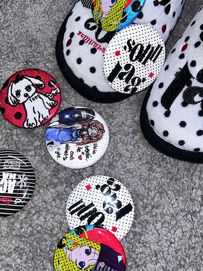 Achihara Soft Velvet Five Piece Scrunchie Set Colorful Mix For Women Hair Accessories