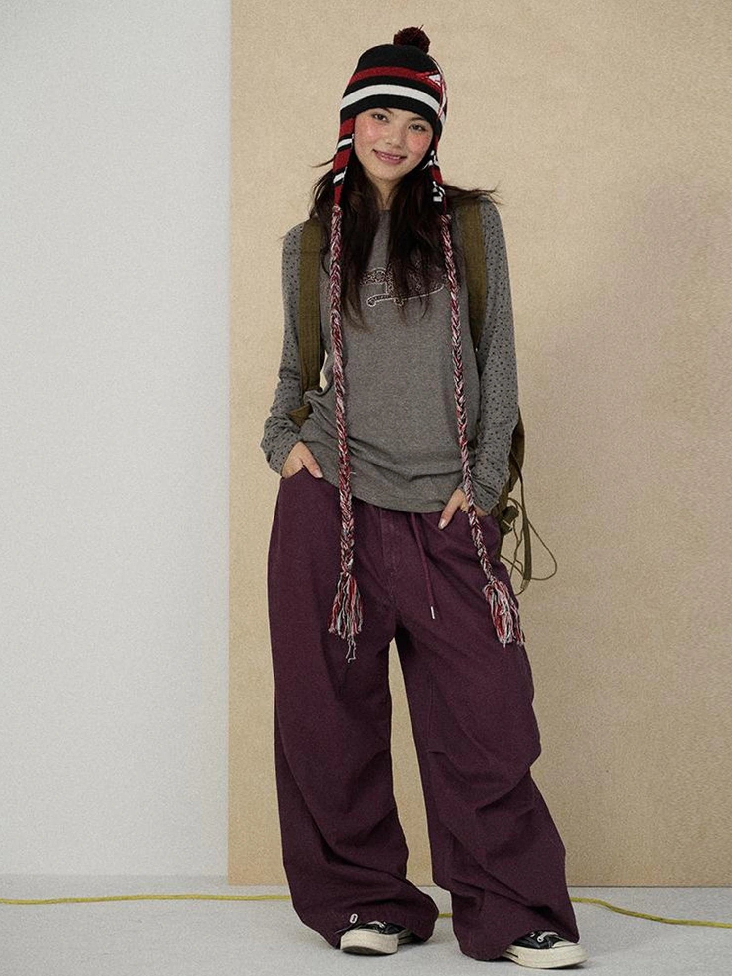 Achihara Soft Viscose Floral Long Sleeve Crew Neck Straight Fit Women Work Casual T-Shirt