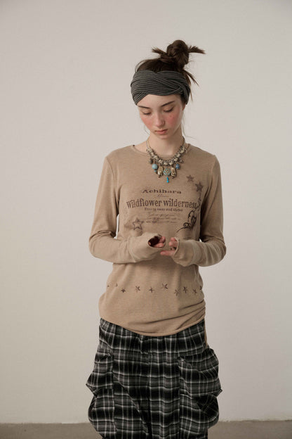 Achihara_Soft_Viscose_Long_Sleeve_Letter_Print_Commuter_Slim_Fit_Women_Round_Neck_T-Shirt_MISSTT