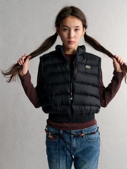 Achihara_Solid_Zip_Front_Slim_Fit_Nylon_Women&