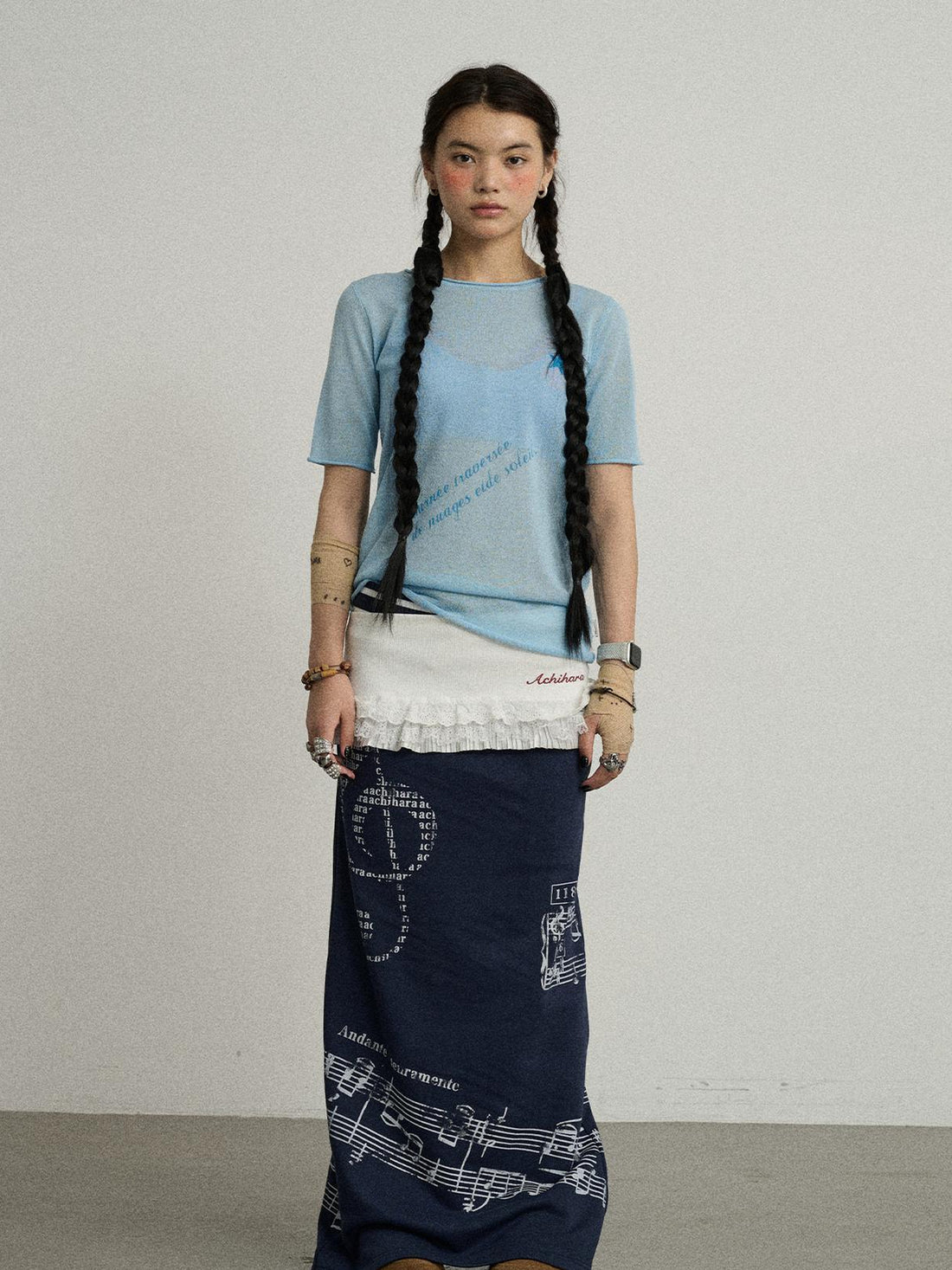 Update Achihara Souffle Skirt Summer White Mini Skirt