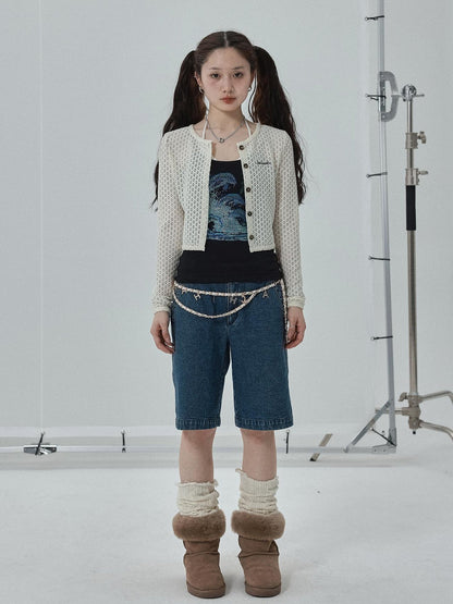 Achihara Sparkly Disco Summer Sleeveless T-Shirt &amp; Vest