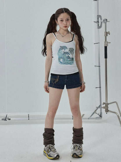 Sparkly Disco Summer Sleeveless T-Shirt &amp; Vest