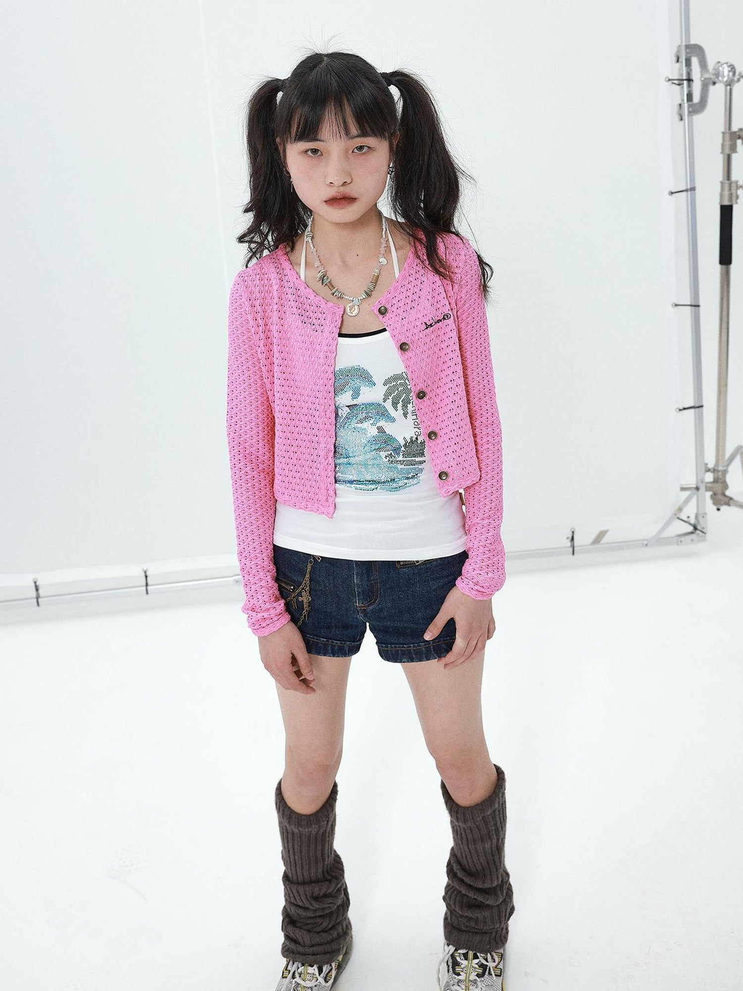 Achihara Sparkly Disco Summer Sleeveless T-Shirt &amp; Vest