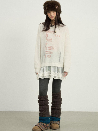 Achihara Spring Darling Knit Sweater