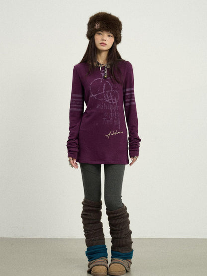 Achihara Spring Foolish Love God Long Sleeve Tee