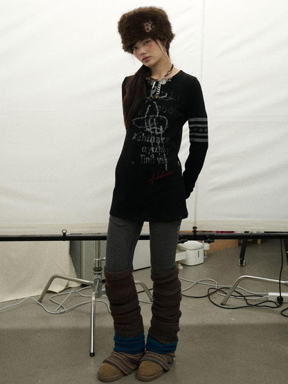 Achihara Spring Foolish Love God Long Sleeve Tee