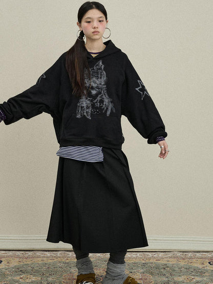 Update Achihara Stars Me Hooded Jacket Women Spring Fall 2025 New Casual Outerwear