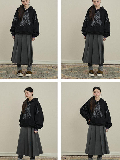 Update Achihara Stars Me Hooded Jacket Women Spring Fall 2025 New Casual Outerwear