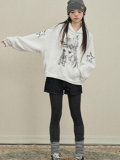 Update Achihara Stars Me Hooded Jacket Women Spring Fall 2025 New Casual Outerwear