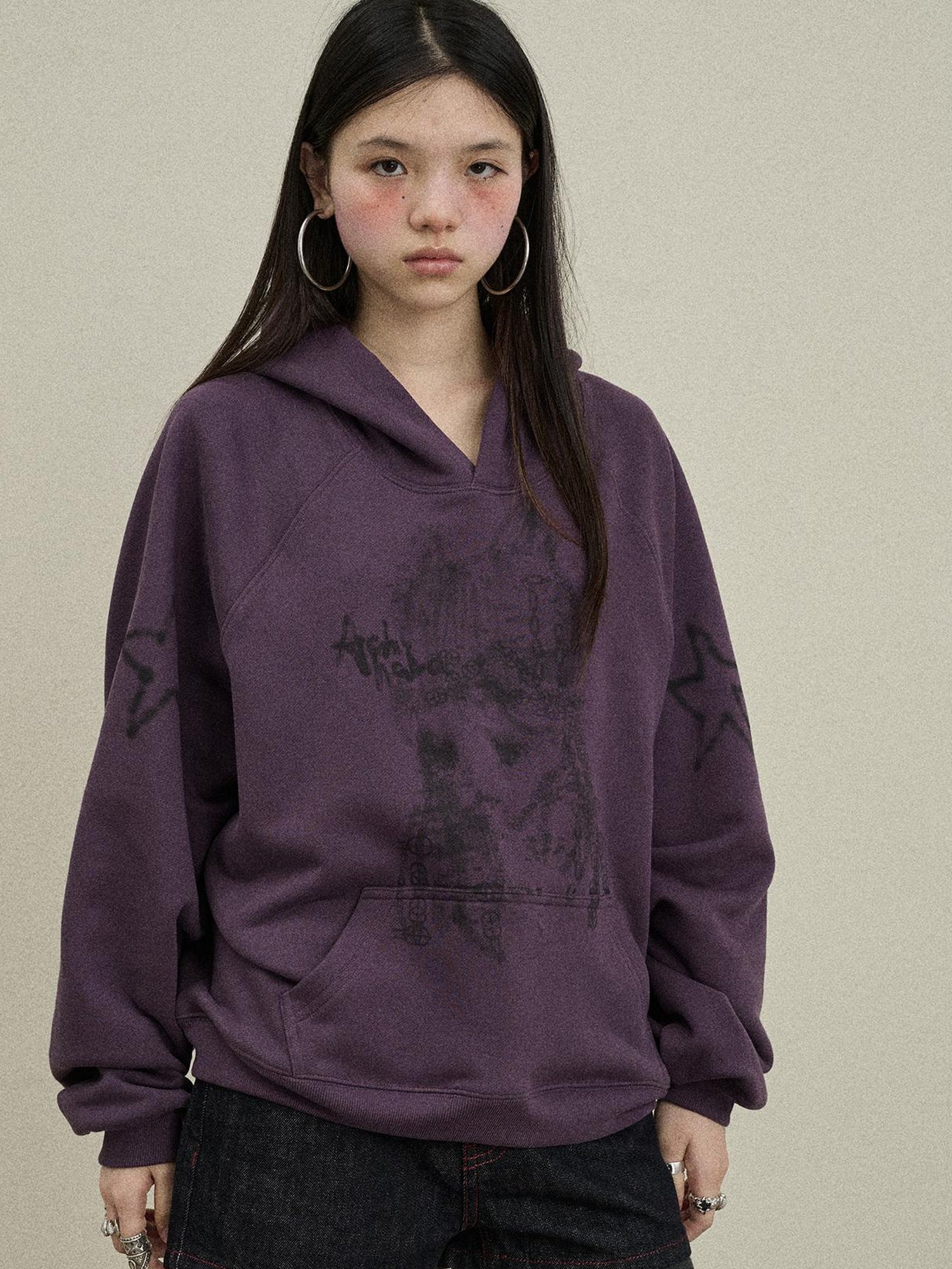 Update Achihara Stars Me Hooded Jacket Women Spring Fall 2025 New Casual Outerwear