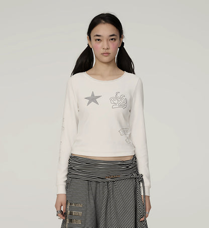 Achihara_Stretch_Commuter_Straight_Crop_Long_Sleeve_Crew_Neck_Women_Polyester_T-Shirt_MISSTT