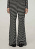 Achihara_Stretch_Office_Straight_Leg_Slit_Hem_Women_Black_White_Striped_Pants_MISSTT