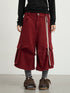 Achihara Stretch Washed Cotton Cargo Capri Pants-1