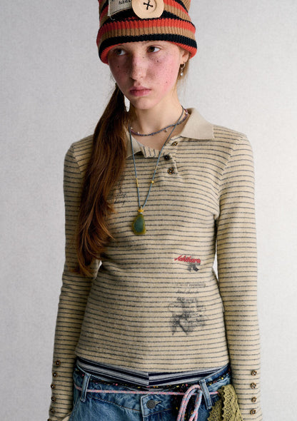 Achihara_Striped_Embroidered_Print_Slim_Fit_Women&