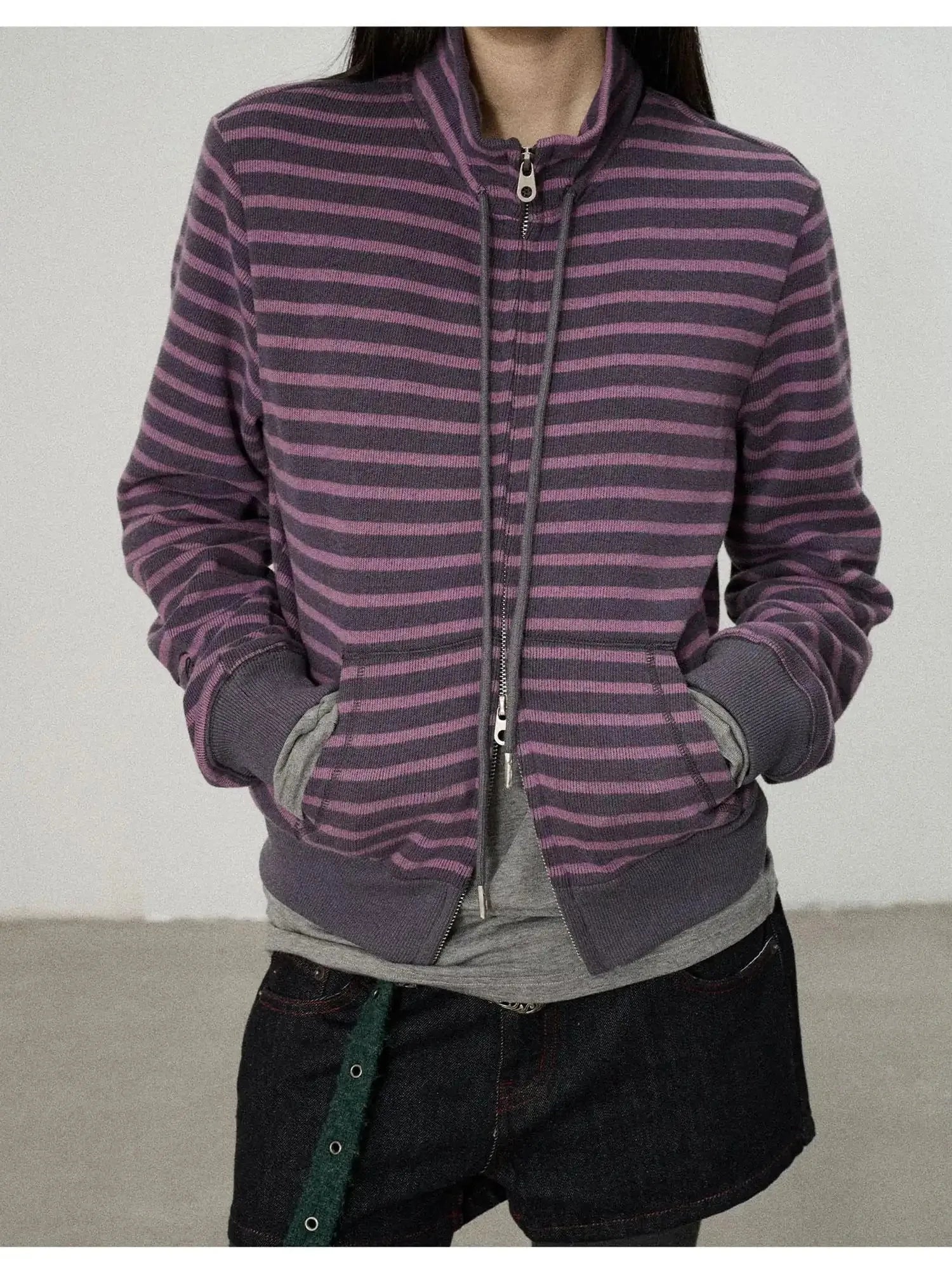 Striped Mushroom Sweatshirt