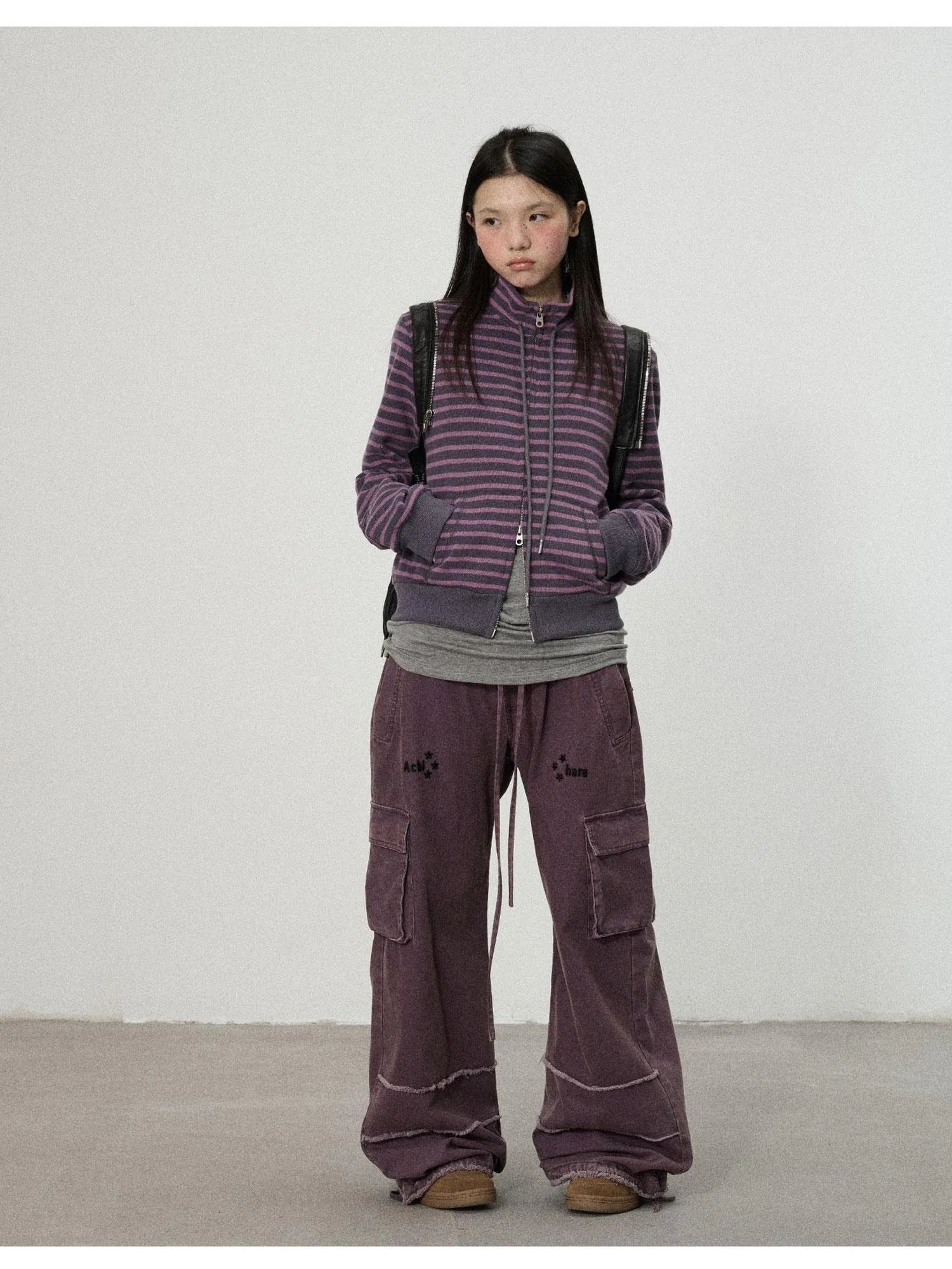 Striped Mushroom Sweatshirt