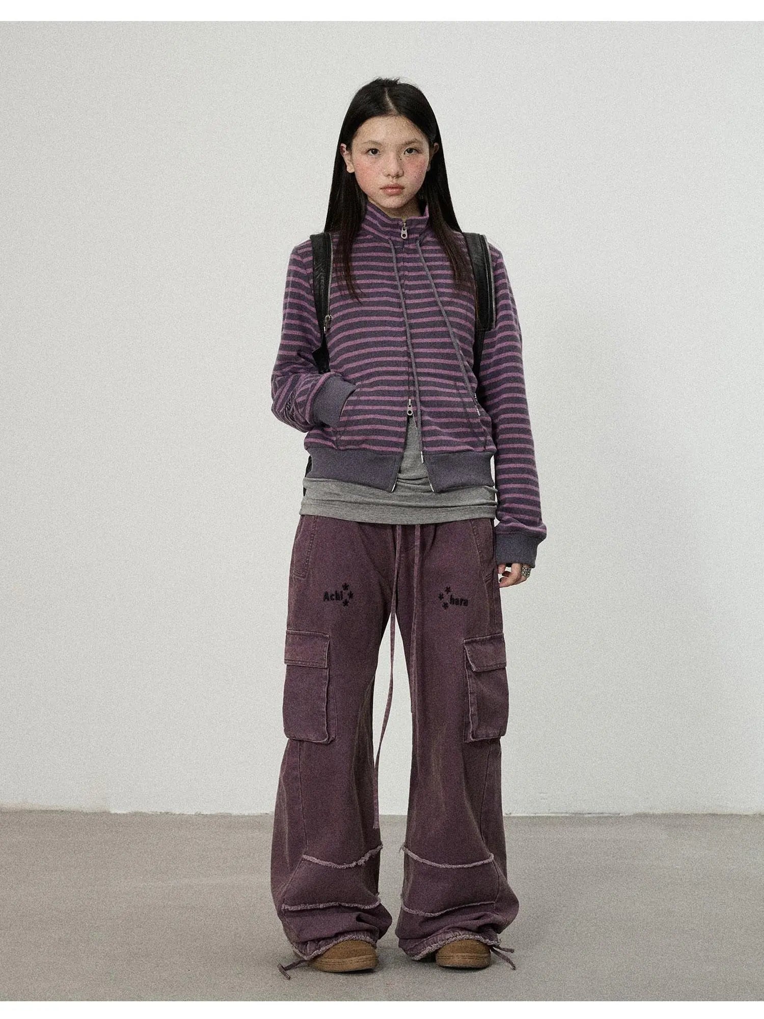 Striped Mushroom Sweatshirt