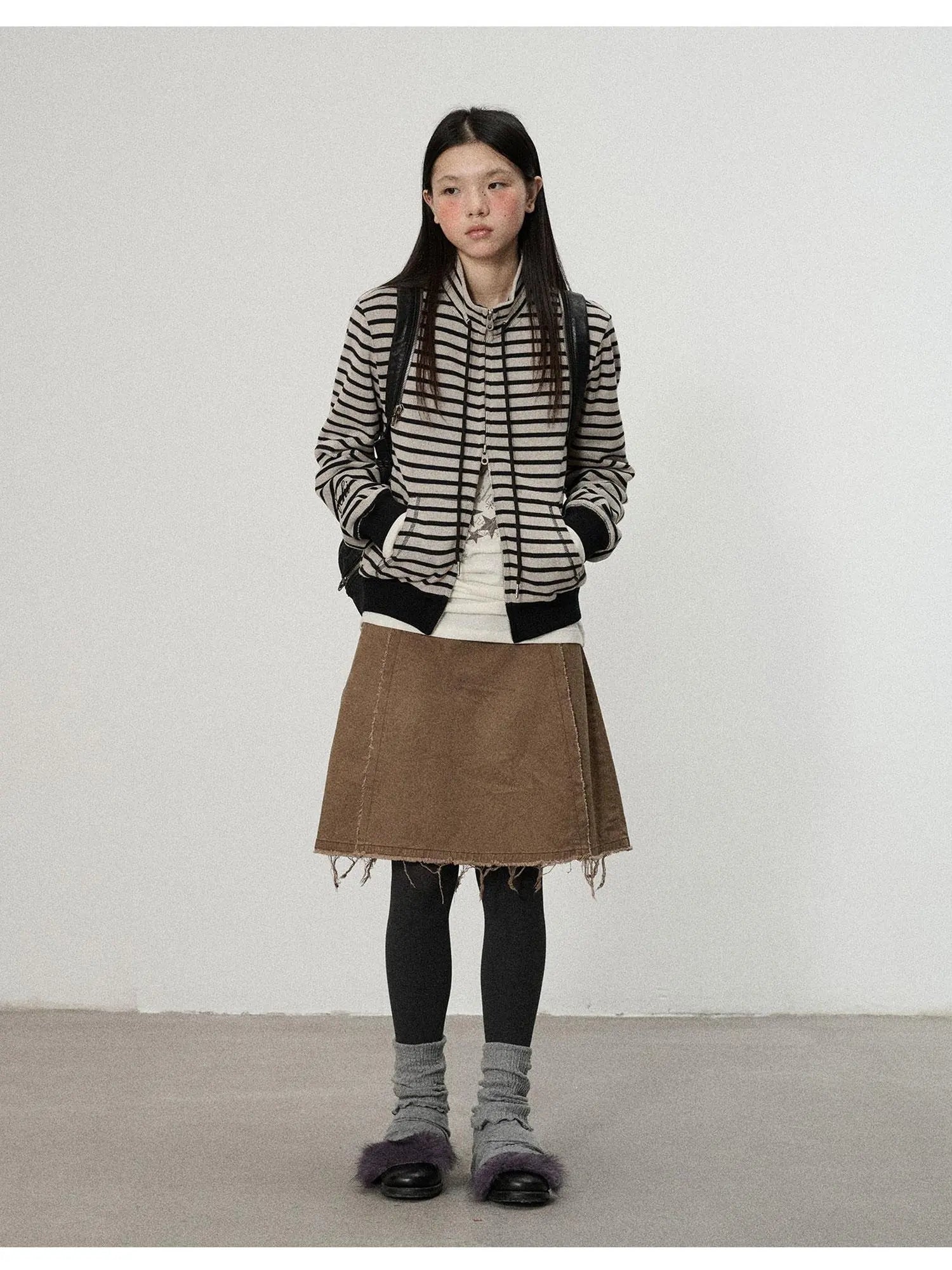 Striped Mushroom Sweatshirt