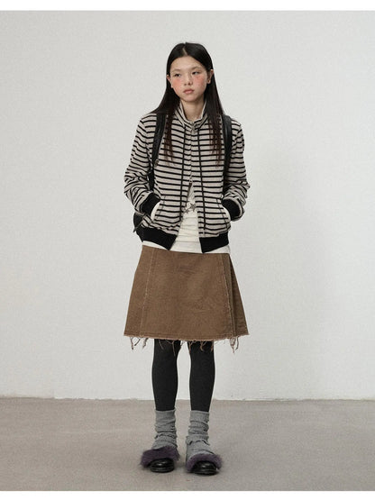 Striped Mushroom Sweatshirt