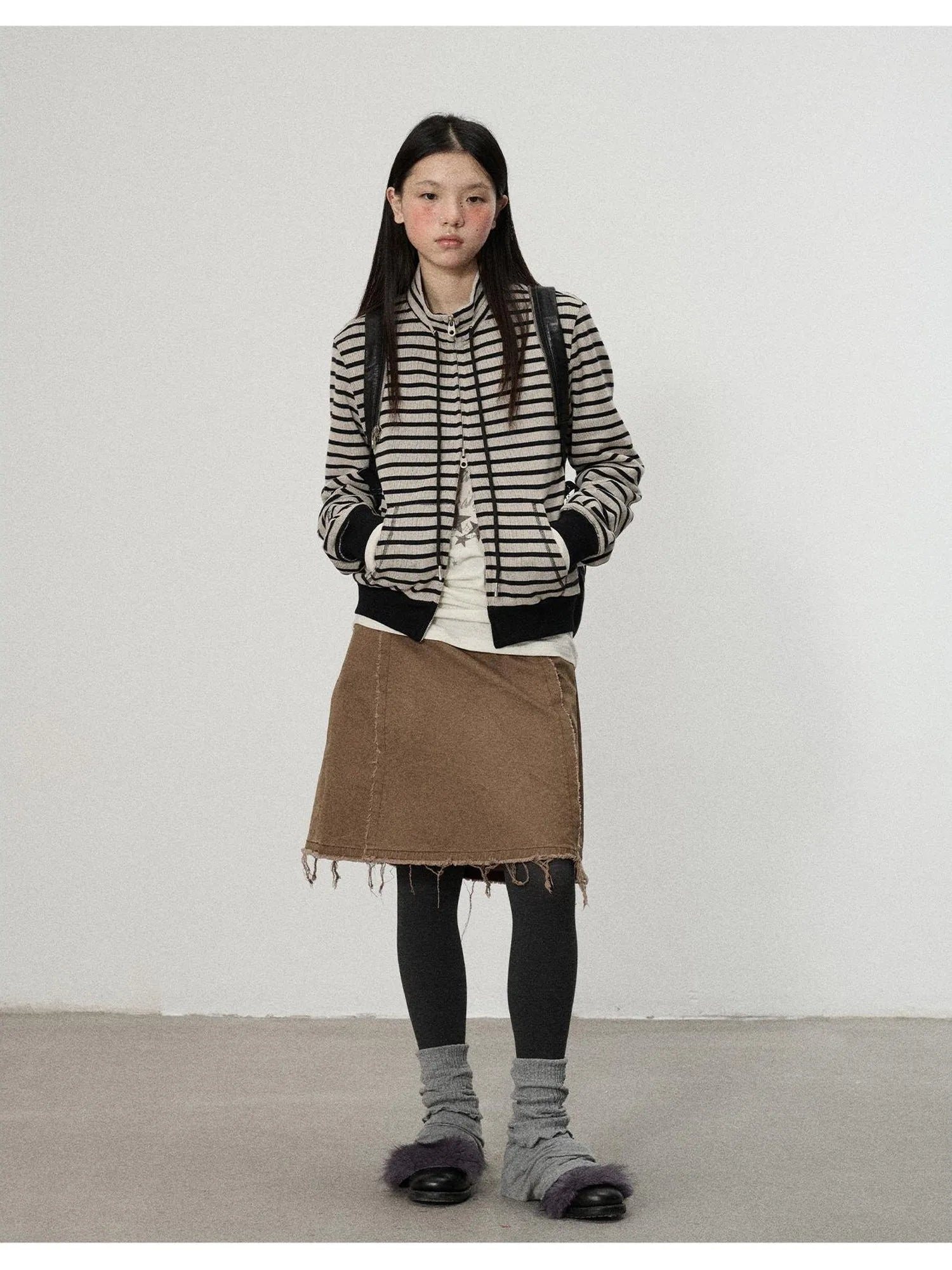 Striped Mushroom Sweatshirt