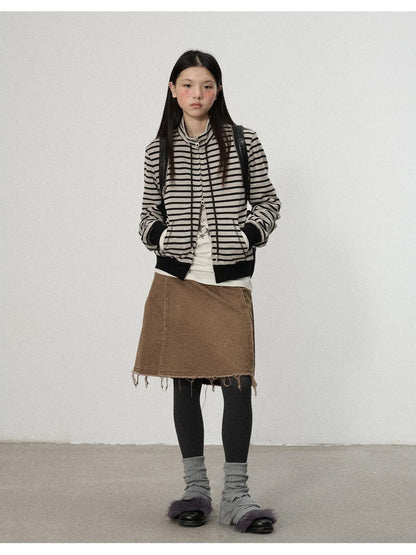 Striped Mushroom Sweatshirt