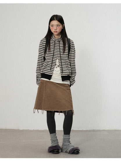 Striped Mushroom Sweatshirt