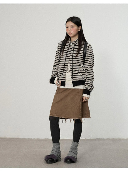 Striped Mushroom Sweatshirt