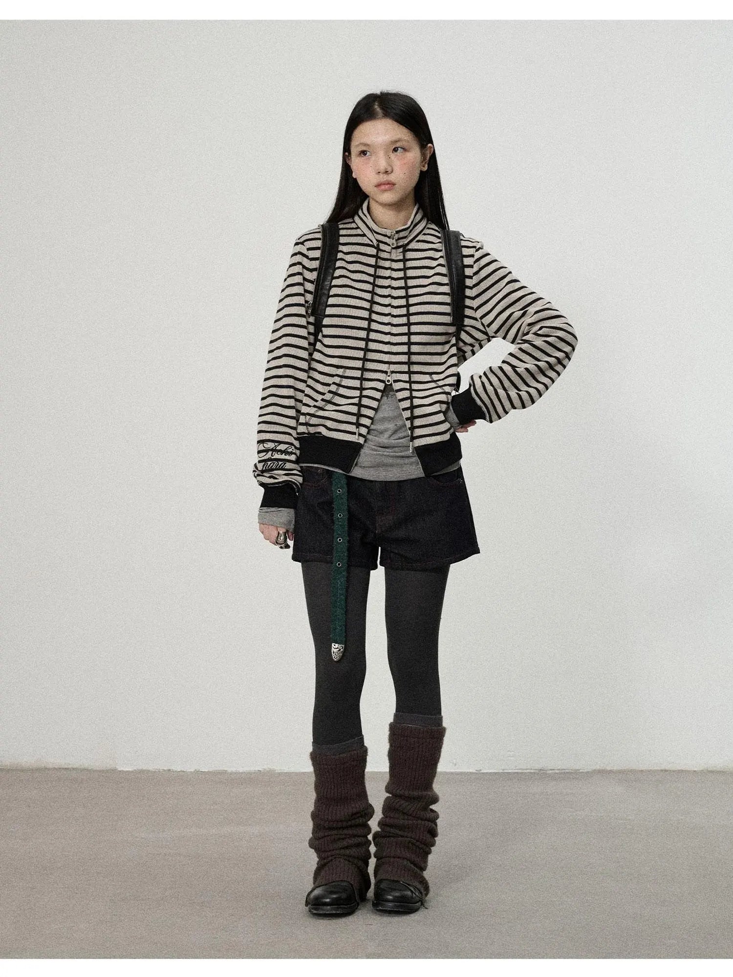 Striped Mushroom Sweatshirt