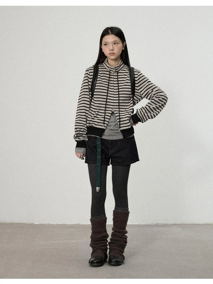 Striped Mushroom Sweatshirt