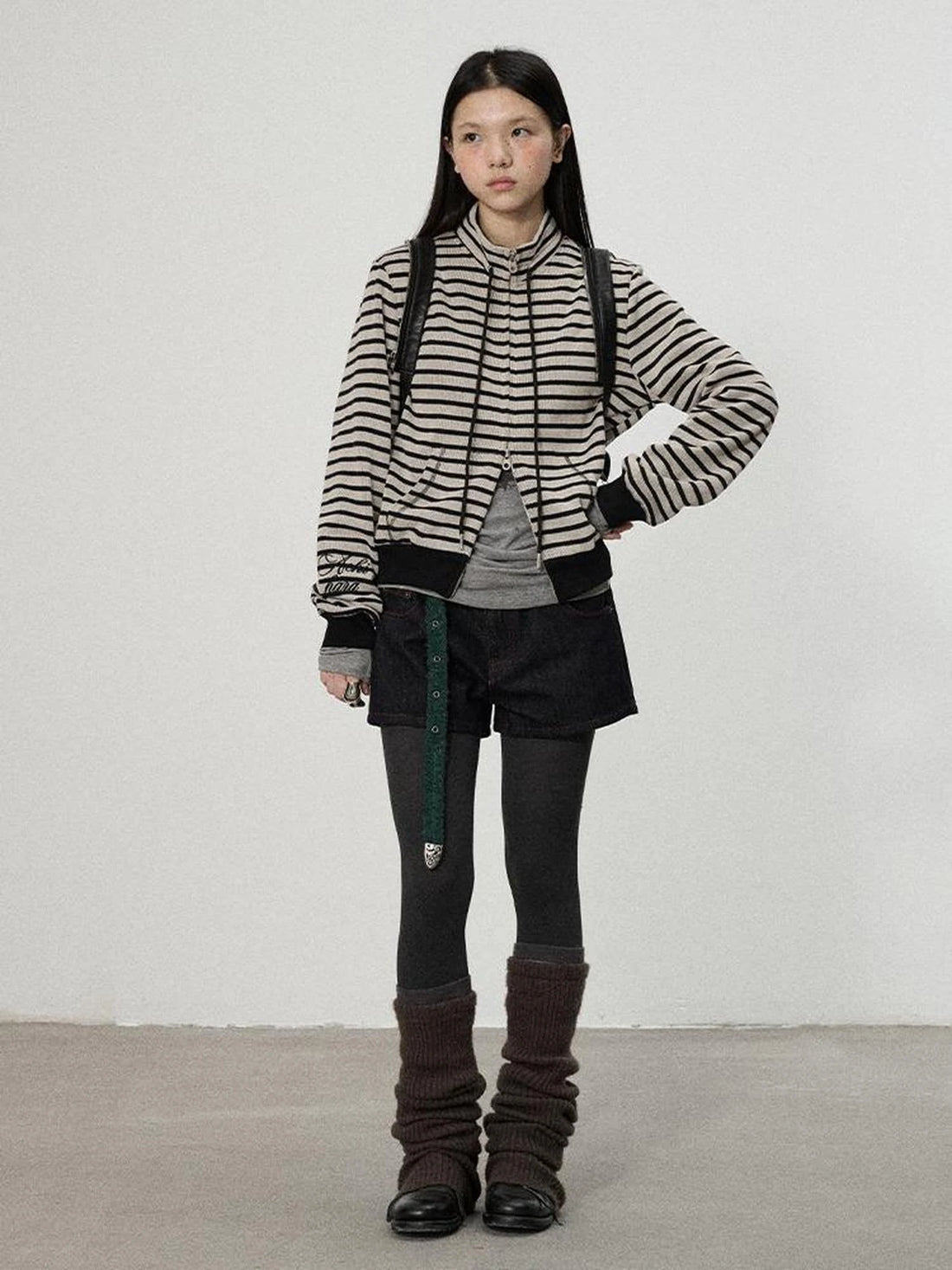 Striped Mushroom Sweatshirt
