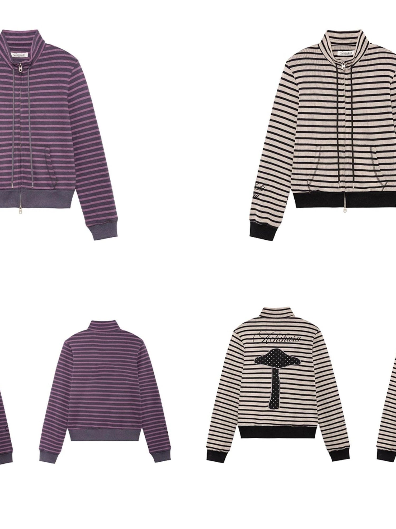 Striped Mushroom Sweatshirt