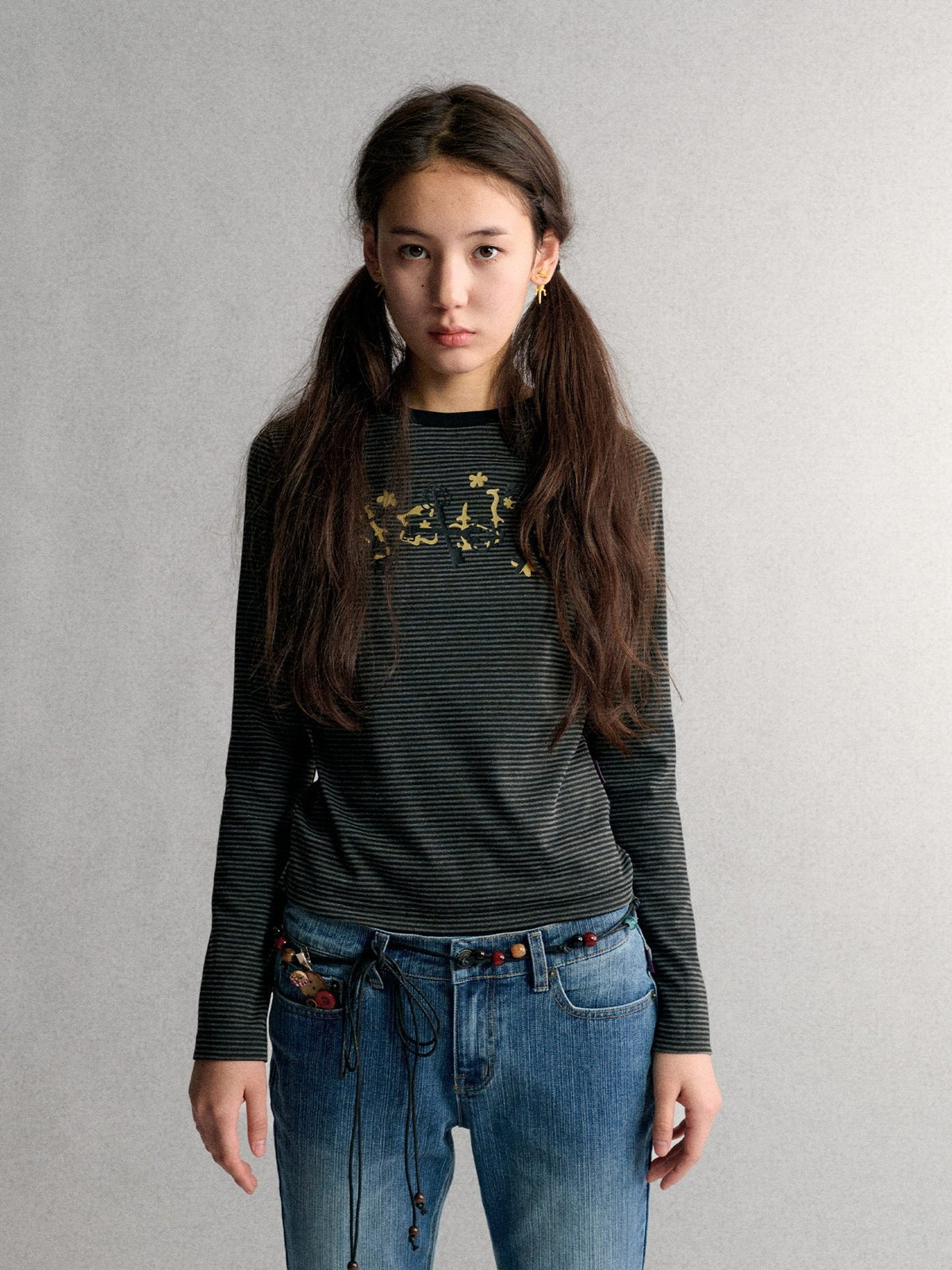Achihara_Striped_Print_Crew_Neck_Pullover_Women&