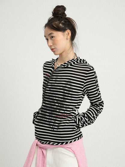 Striped Punk Bandage Coat