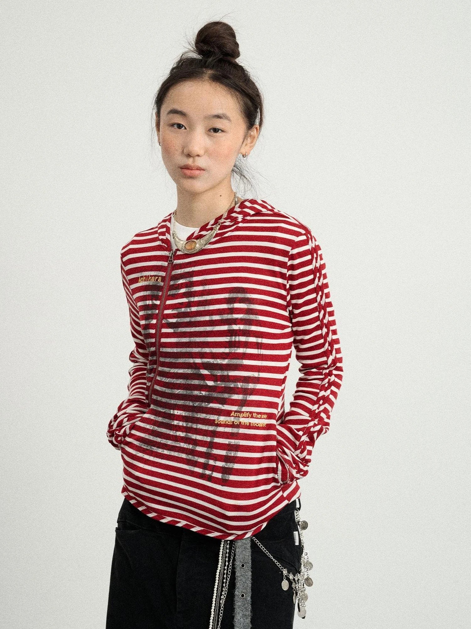 Striped Punk Bandage Coat