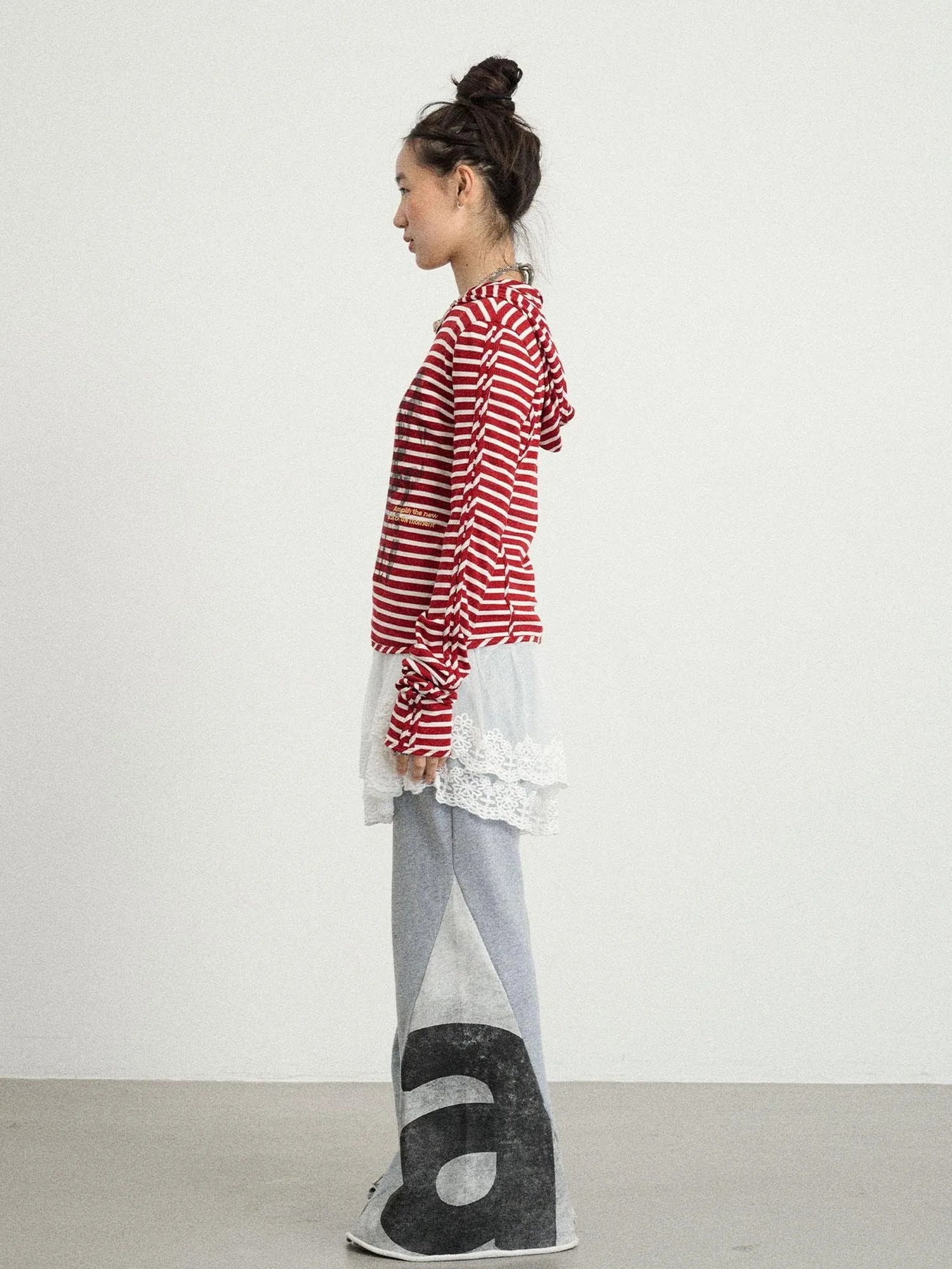 Striped Punk Bandage Coat