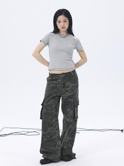 Achihara Summer Essential Slim Fit Cotton Tee