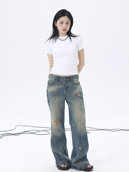 Achihara Summer Essential Slim Fit Cotton Tee