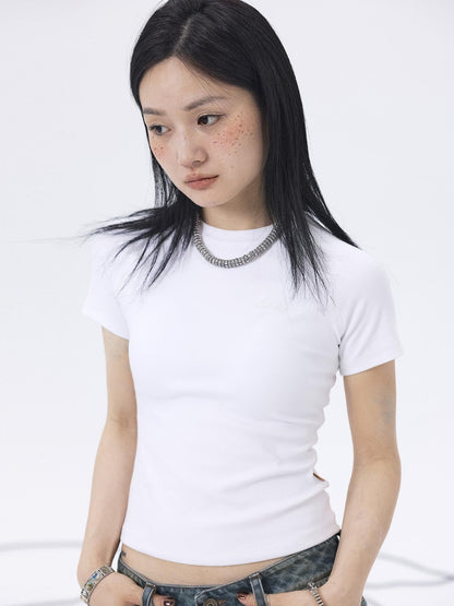 Achihara Summer Essential Slim Fit Cotton Tee