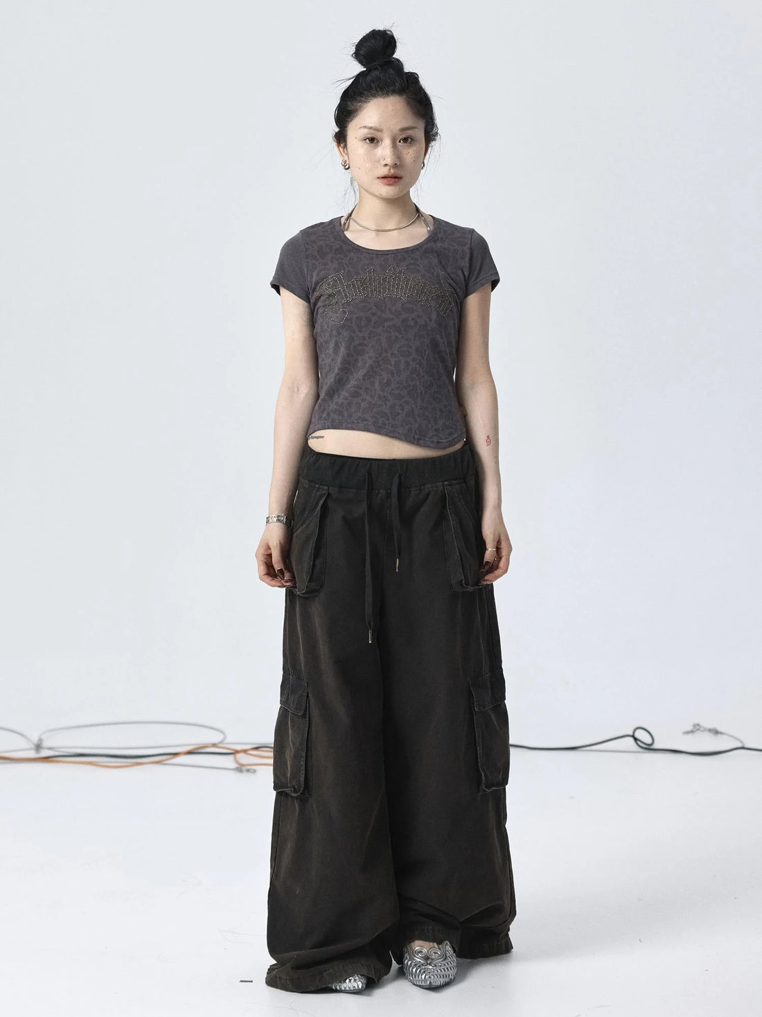 Summer Love Storm Wave Hem Tee