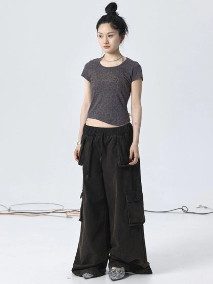 Summer Love Storm Wave Hem Tee