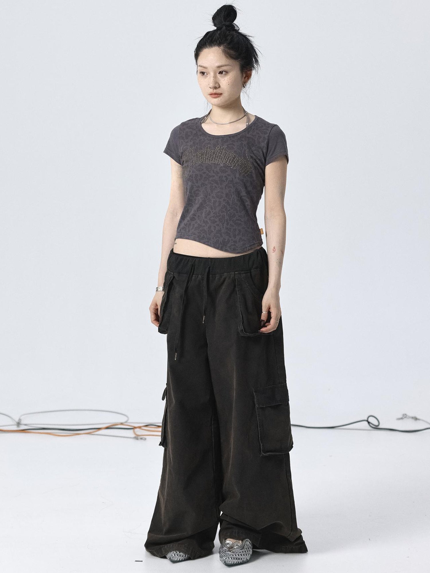 Achihara Summer Love Storm Wave Hem Tee