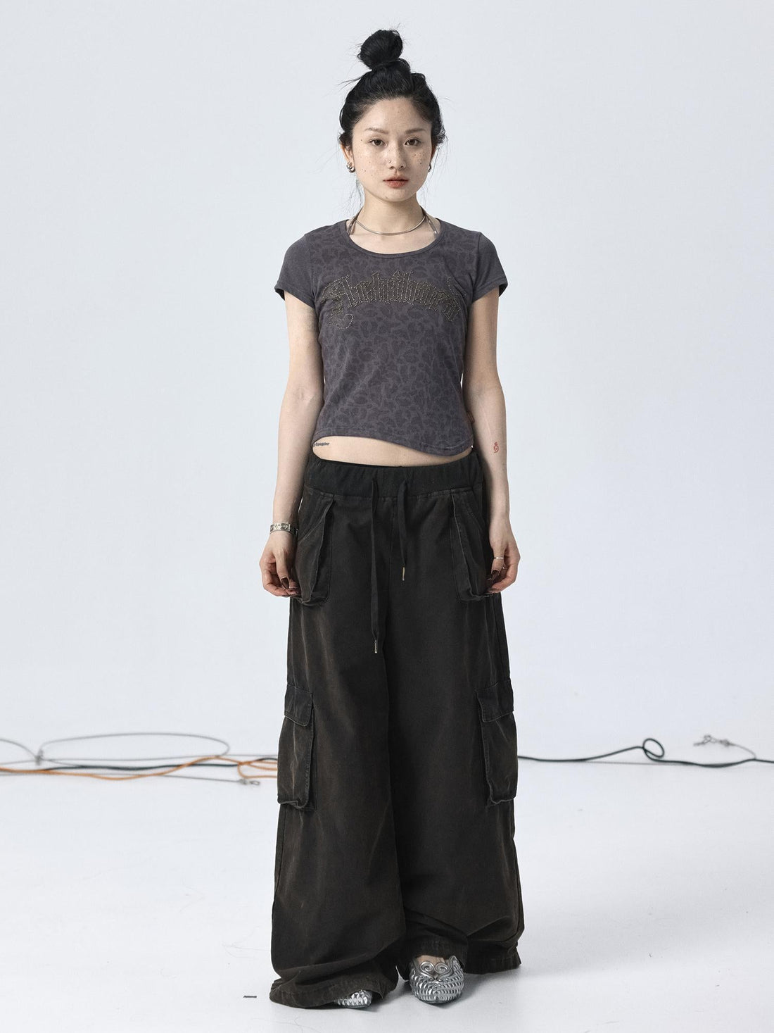 Achihara Summer Love Storm Wave Hem Tee
