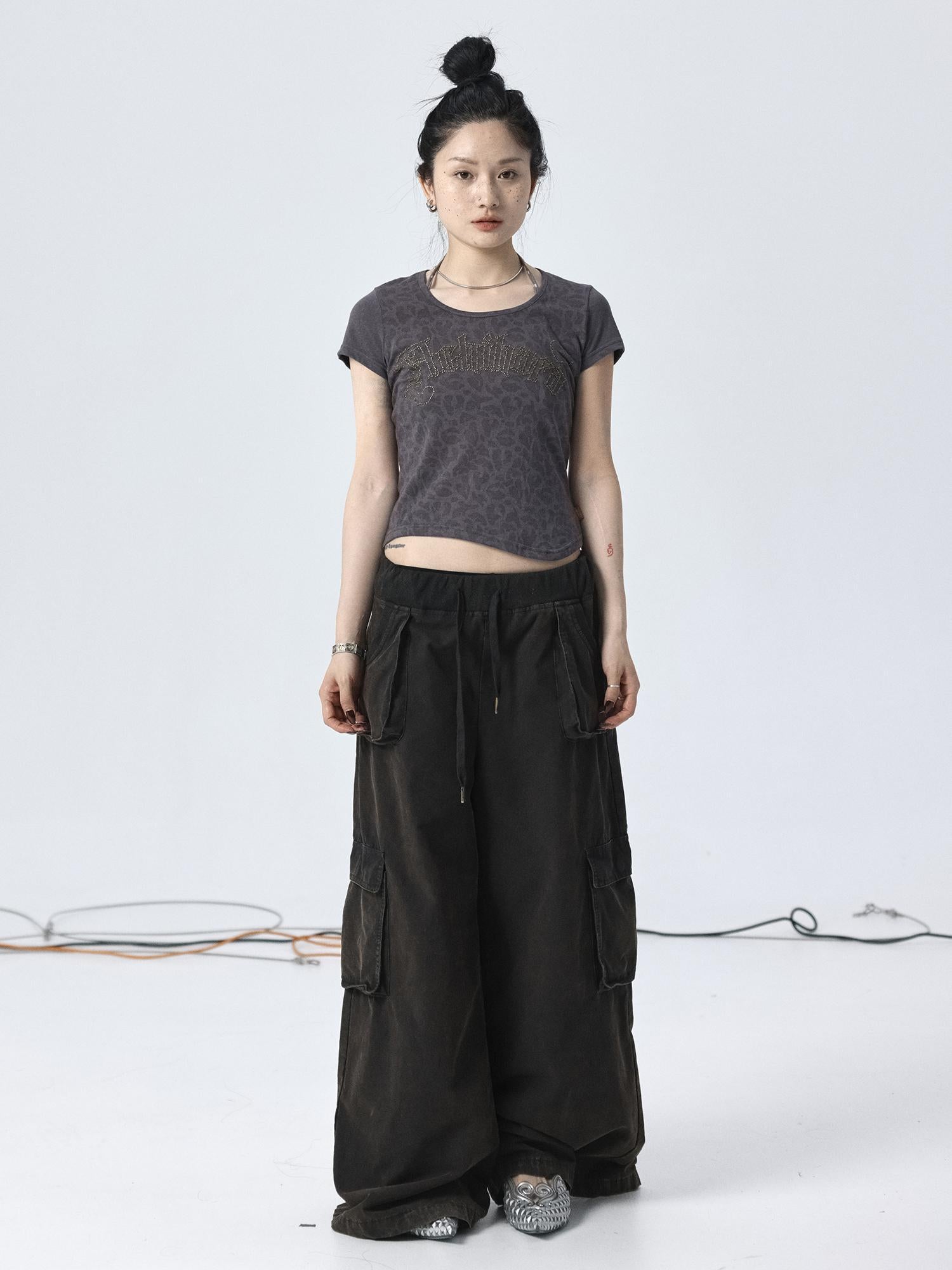 Achihara Summer Love Storm Wave Hem Tee